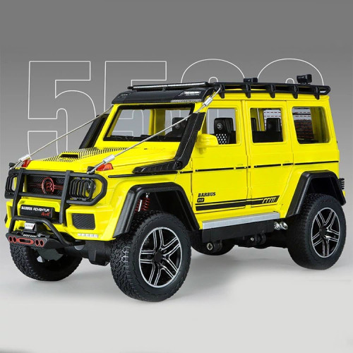 ماکت بنز جی کلاس آفرود رنگ زرد